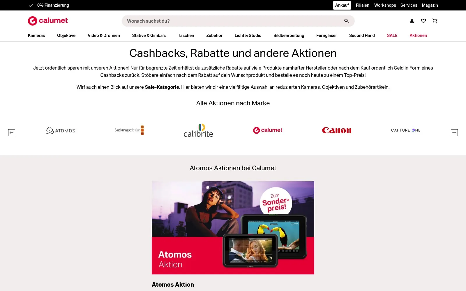 Calumet Photo Angebote — Calumet Photo offer preview